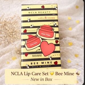 NCLA Beauty “Bee Mine” Lip Care Set – Milk & Honey